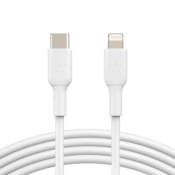 Belkin USB-C to Lightning Charge Cable 1m White [CAA003BT1MWH]