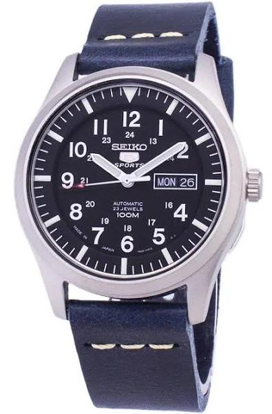 Seiko 5 Automatic Black Dial Mens Watch