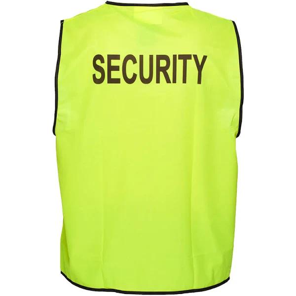 Prime Mover Security Hi-Vis Vest Class D - Yellow, Large