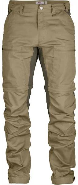 Fjallraven - Men&s Abisko Lite Trekking Zip-Off Trousers Long, Sand/Tarmac, 54