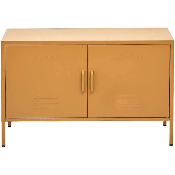 ArtissIn Buffet Sideboard Locker Metal Storage Cabinet - Base Yellow