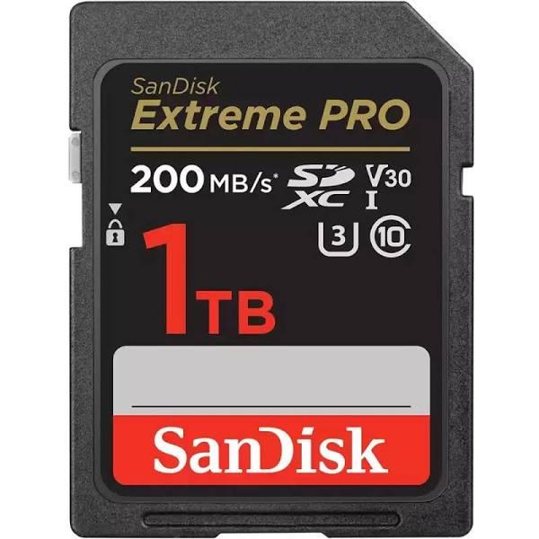 SanDisk Extreme Pro 1TB SDXC Memory Card