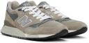 New Balance 998 Made in USA - Grey/Silver - Size 12 - Grey/Silver