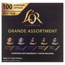 L’Or Espresso Grande Assortment Pack 100 Aluminium Capsules Compatible With Nespresso Machines