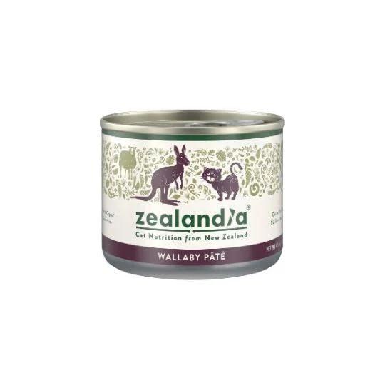 ZEALANDIA Grain Free Wallaby Pate Cat Wet Food - 12 x 185g