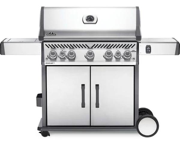 Napoleon Rogue 5 Burner 304 SS - Side Burner + Rear Burner + SS Grills - RSE625RSBPSS-1-AU