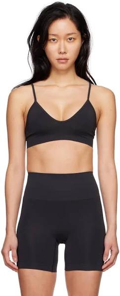 Skims Black Soft Smoothing Bralette