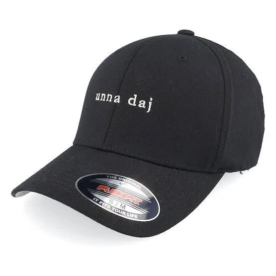 Iconic - Black Flexfit Cap - Unna Daj Black Flexfit @ Hatstore