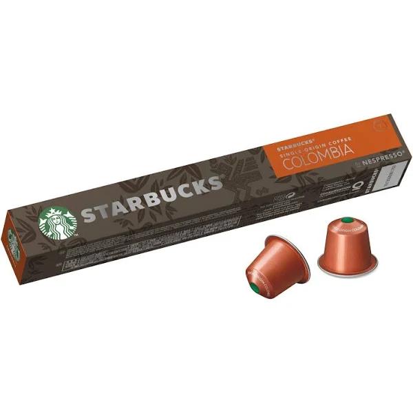 Starbucks by Nespresso Single Origin Coffee Colombia Capsules 10 Pack