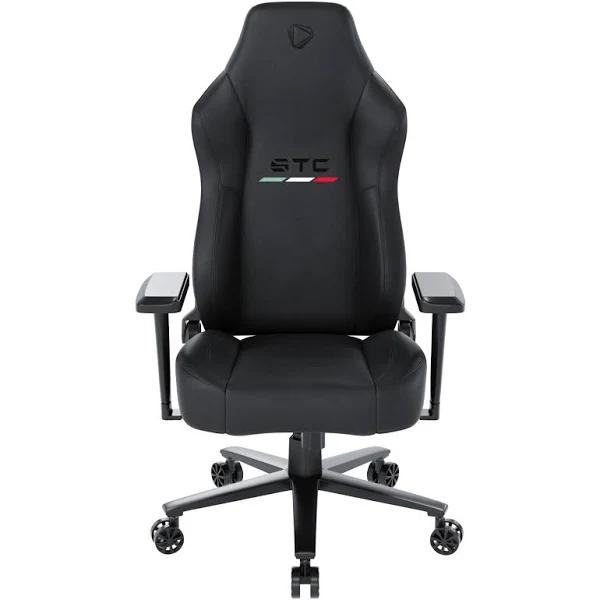 ONEX STC Elegant Real Leather Series Gaming Chair - Black