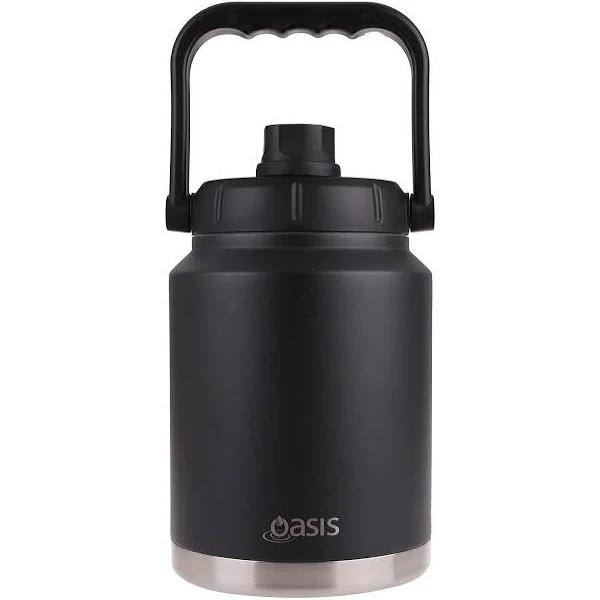 Oasis Stainless Steel Insulated Jug w/ Carry Handle 2.1L Black