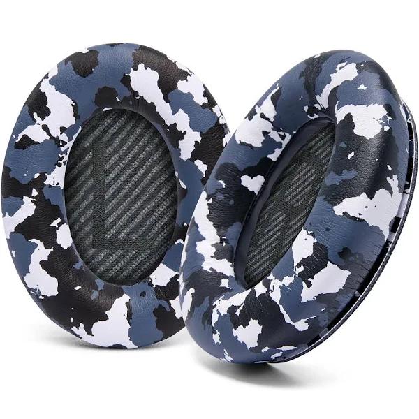 Bose Qc35 Ear Pads by Wicked Cushions, Snow Camo