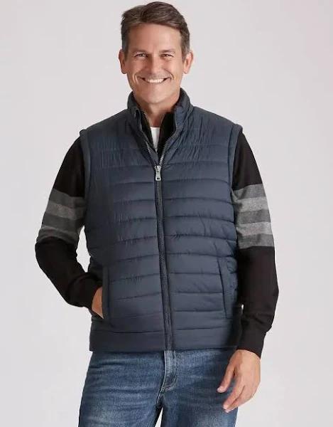 Rivers Lightweight Padded Vest - Size M - Mens - Navy