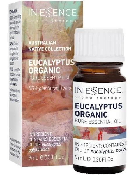 in Essence Australian Native Eucalyptus Organic Pure Essential Oil 9ml