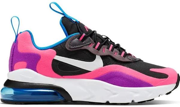 Nike Air Max 270 React Black Hyper Pink Vivid Purple (PS)