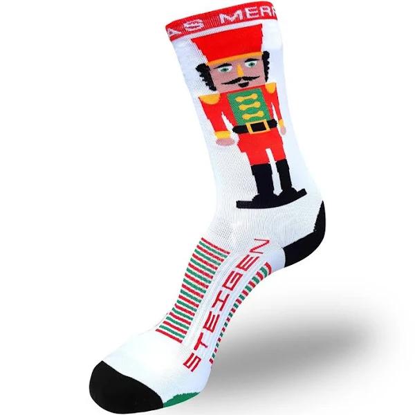 Steigen Performance Socks - 3/4 Length - Unisex Christmas Nutcracker