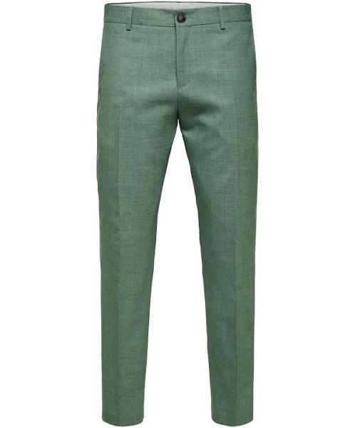 Selected Oasis Slim Fit Dress Pants Green 50 Man