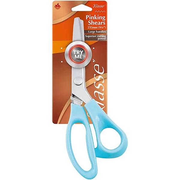 Klasse Pinking Shears Blue Handle BK3908