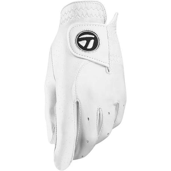 TaylorMade Tour Preferred Golf Glove, Mens, Left Hand, XL, White