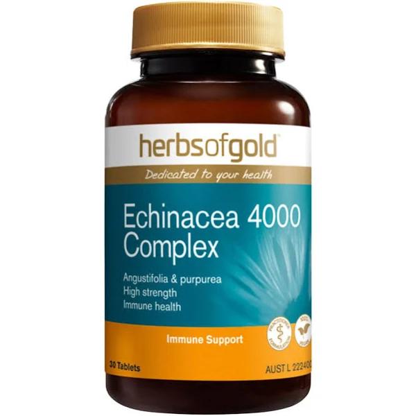 Herbs of Gold - Echinacea 4000 Complex (30 Tablets)