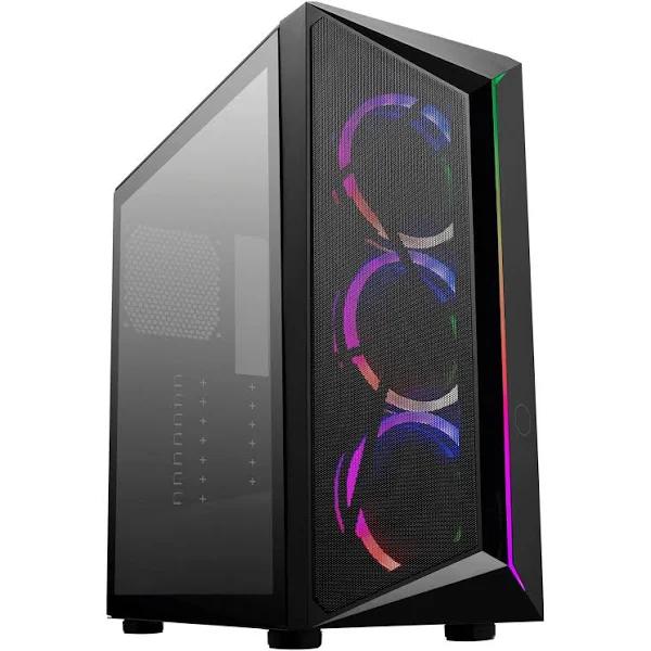 Cooler Master Cmp 510 Tempered Glass ARGB Mid-Tower ATX Case - Black