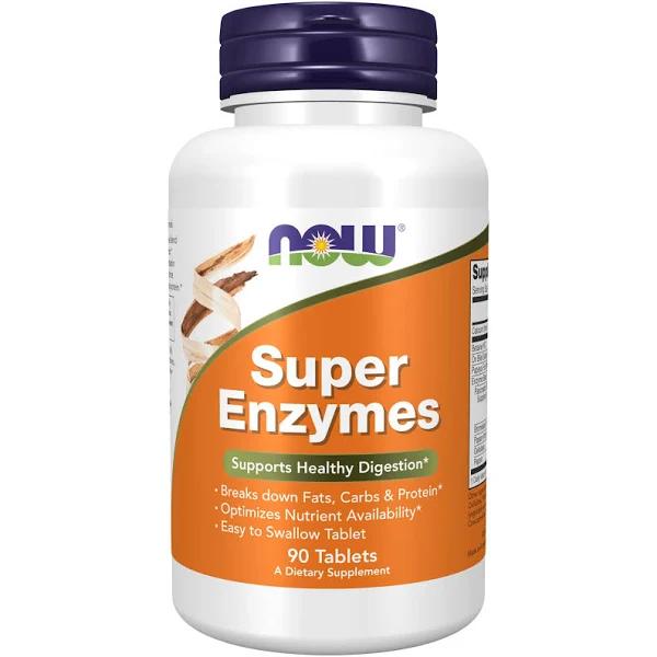 Now Foods Super Enzymes - 90 Tablets