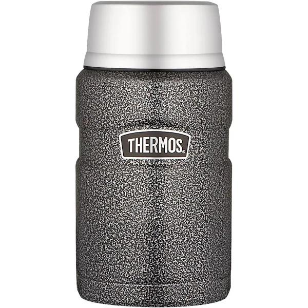 Thermos Stainless King Vacuum Insulated Food Jar Hammertone 710ml