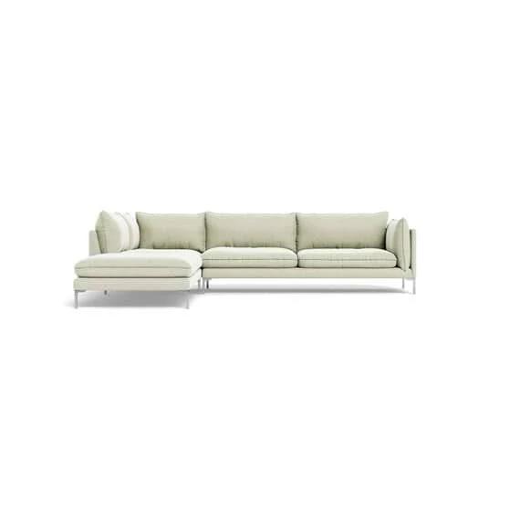 Panama Fabric Modular Sofa Light Grey by Freedom