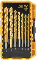 DeWalt DW1361 Titanium Pilot Point Drill Bit Set