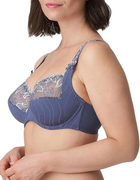 PrimaDonna Deauville 0161810/0161811-NIS Nightshadow Blue Embroidered Non-Padded Underwired Full Cup Bra