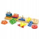 Viga Wooden Geometric Shape Block Sorter