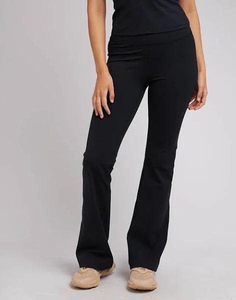 All About Eve - Womens Pants - Active Flare Legging Black