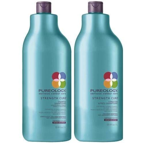 Pureology Strength Cure Shampoo 1000ml & Conditioner 1000ml Duo 2020