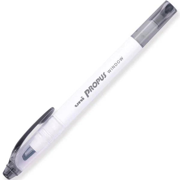 Uni Propus Window PUS-103T Twin Tip Highlighter - Smoke Grey #15408