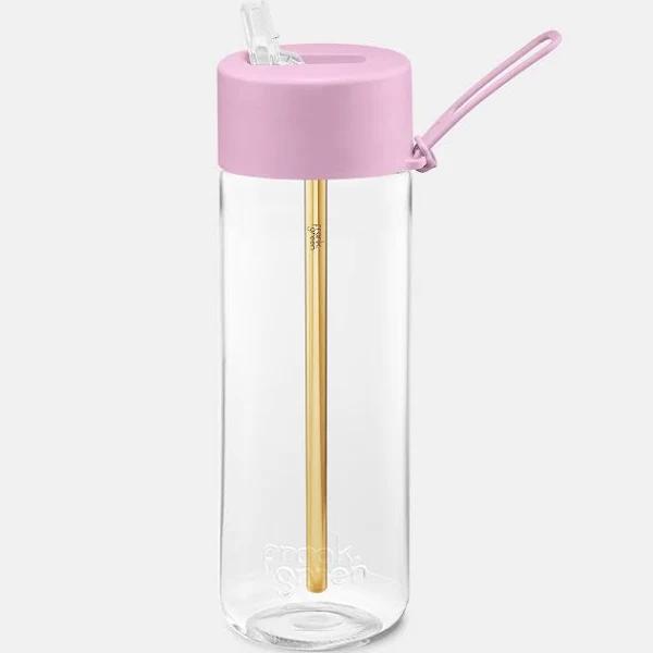 Frank Green 25oz Original Reusable Clear Bottle - Straw Lid Lilac Haze