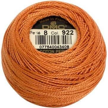 DMC Pearl Cotton Ball Size 8 87yd Light Copper