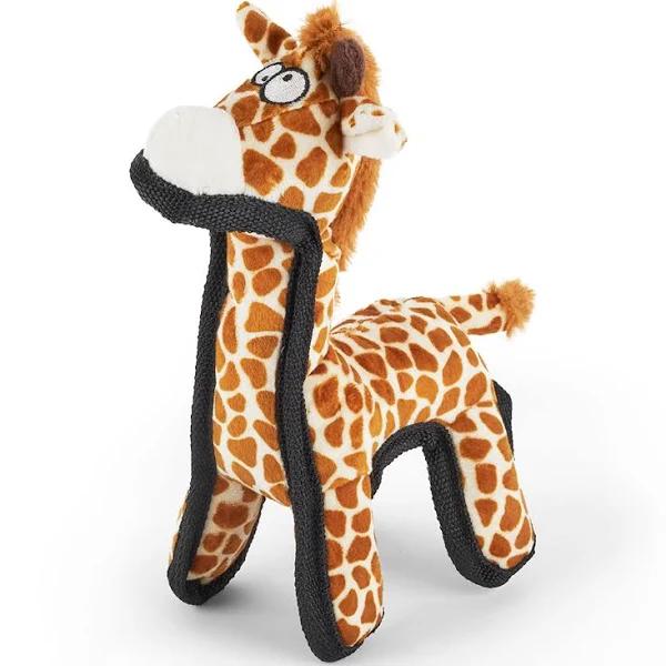 Kazoo Furries Tough Giraffe Dog Toy Small