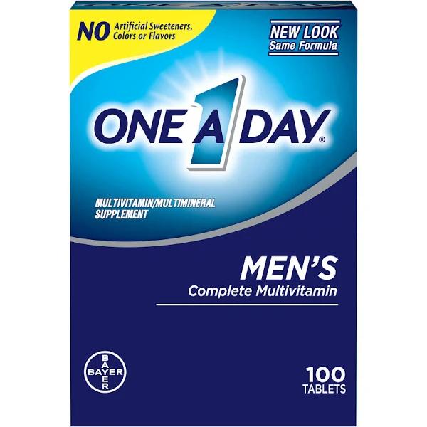 One-A-Day, Men's Complete Multivitamin, 100 Tablets