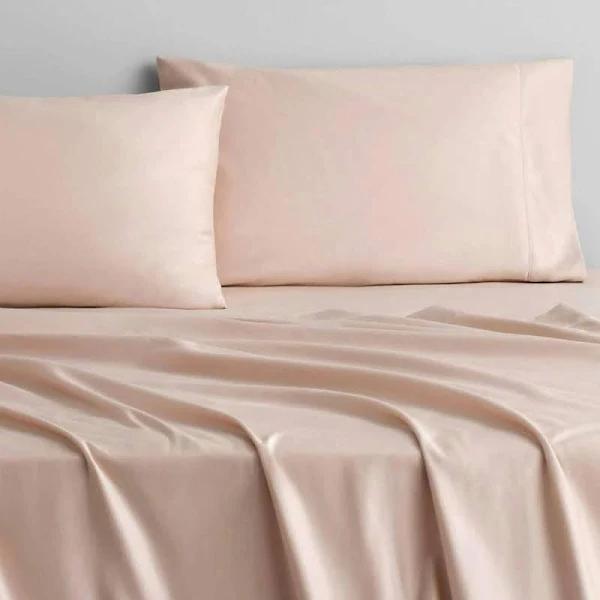 Sheridan 1000TC Hotel Luxury Sheet Set, Rosewater, Cotton/Linen, Queen