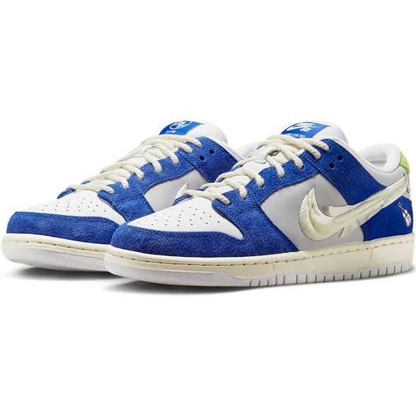 Nike Fly Streetwear x Dunk Low Pro SB 'Gardenia' Sneakers | Blue | Men's Size 8