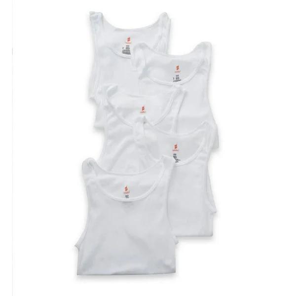 Hanes Ultimate Men's 5-Pack ComfortBlend Tank with FreshIQ