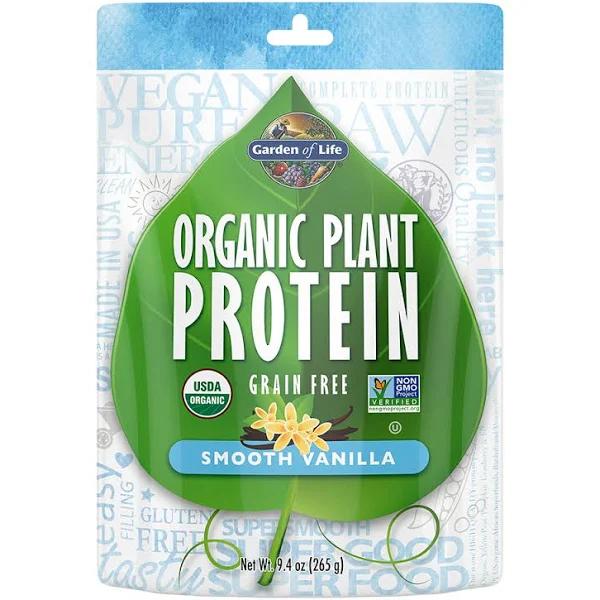 Garden of Life Organic Plant Protein Smooth Vanilla 9 oz