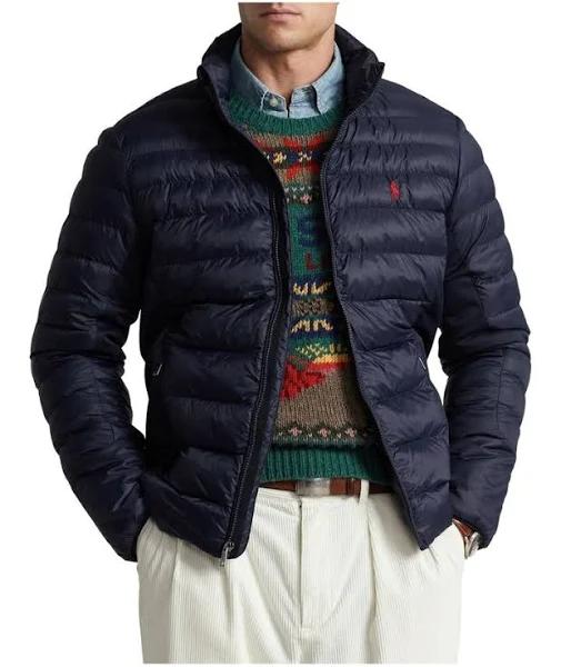 Polo Ralph Lauren Packable Water-Repellent Jacket in Blue M