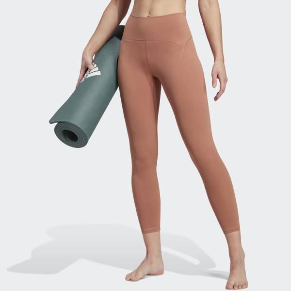 adidas-Yoga Studio Luxe 7/8 Leggings-Women-Clay Strata-M