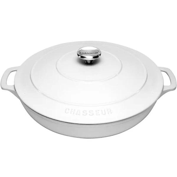 Chasseur Round Casserole 30cm - 2.5L Brilliant White