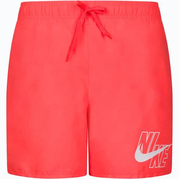 Nike Swim Logo Lap 5' Swimming Shorts Coral Pink - XS