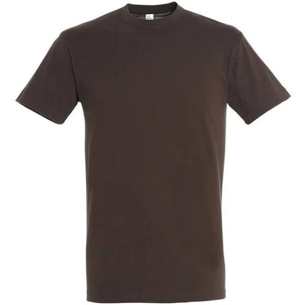 SOLS Mens Regent Short Sleeve T-Shirt Chocolate Mens T-Shirt