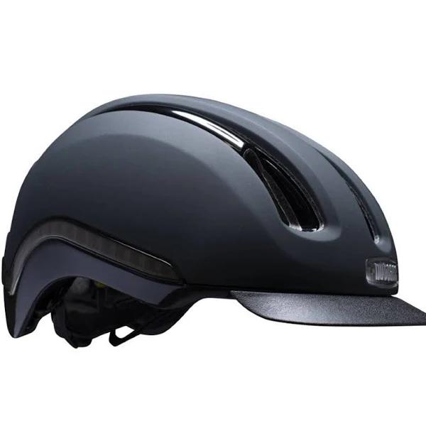 Nutcase Vio Kit Matte MIPS Helmet Black w/LED Lighting / S/M