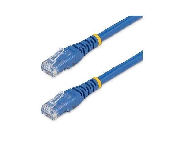 StarTech.com 7ft Cat6 Ethernet Cable - Blue Molded Gigabit - 100W PoE UTP 650MHz - Category 6 Patch Cord UL Certified Wiring/TIA - First End: 1 x - -