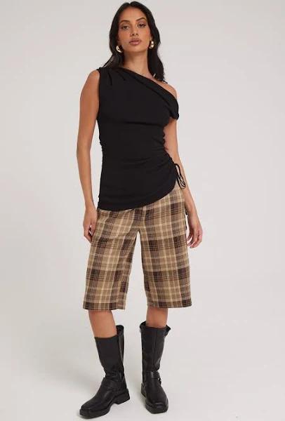 Lioness Kurt Culottes Chocolate Check, XXS